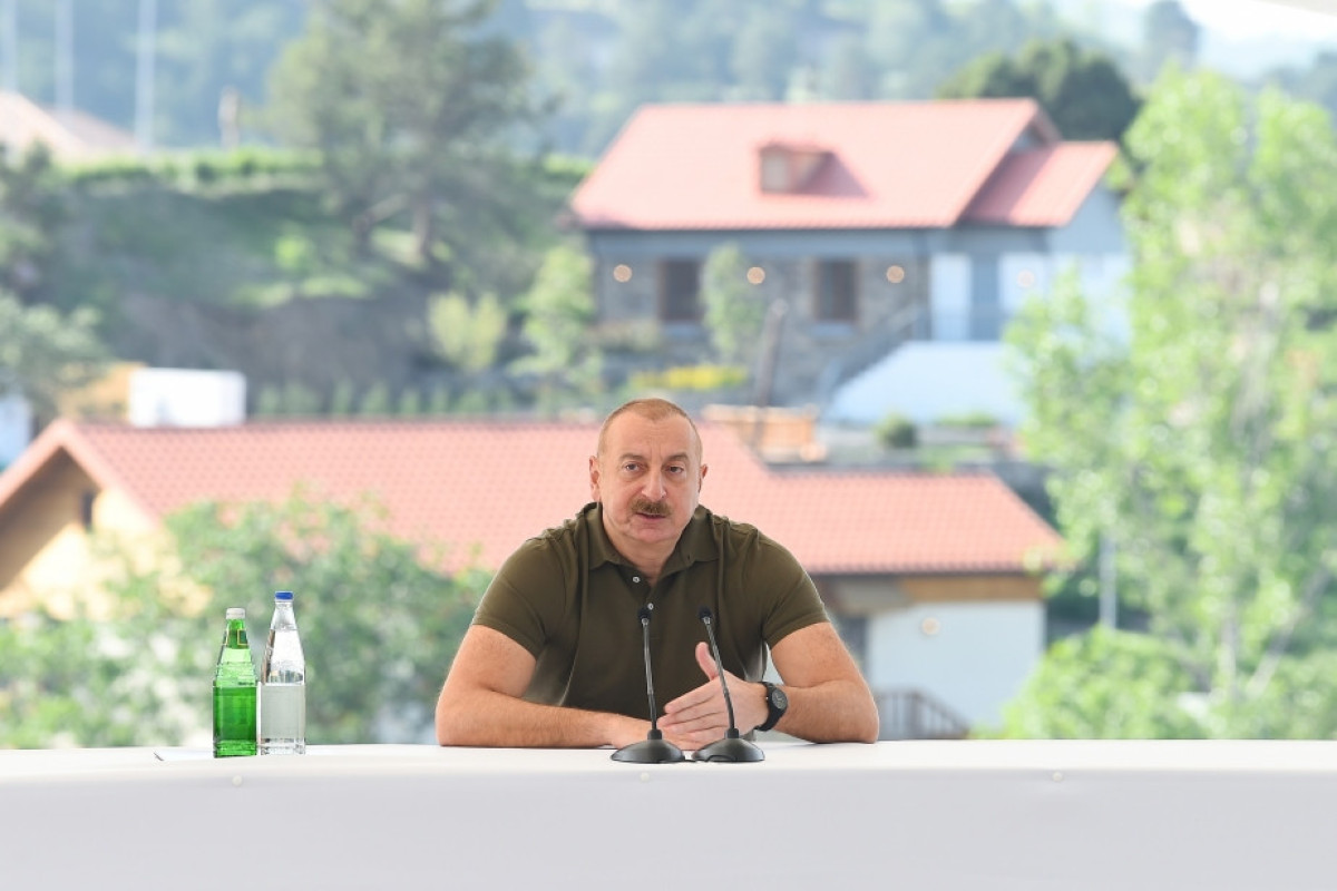 President Ilham Aliyev spoke about Azerbaijani soldiers who went astray and crossed into the territory of Armenia some time ago