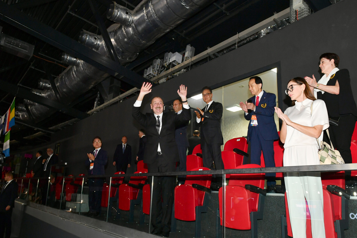 Президент Ильхам Алиев и Мехрибан Алиева наблюдали за церемонией открытия  26-го Чемпионата мира по тхэквондо-ОБНОВЛЕНО-1 