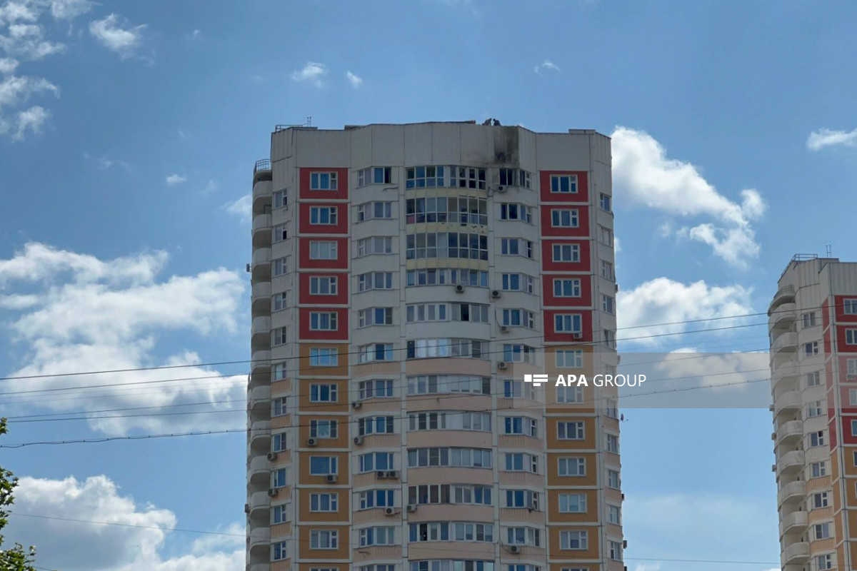 Moskvada bir neçə PUA yaşayış binasını vurub - VİDEO  - YENİLƏNİB 