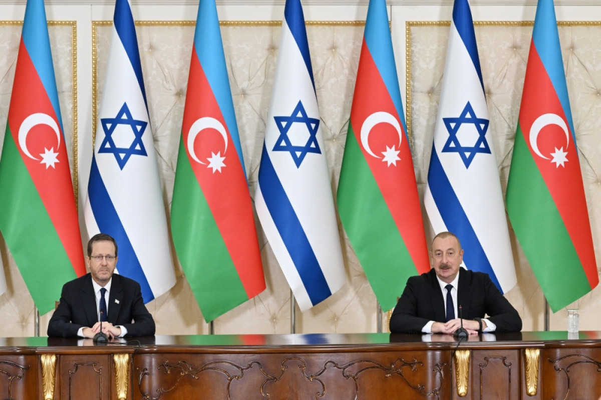 Президенты Азербайджана и Израиля выступили с заявлениями для прессы -<span class="red_color">ОБНОВЛЕНО