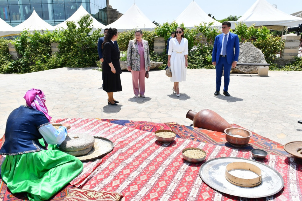 Первые леди Азербайджана и Израиля посетили Археолого-этнографический музейный комплекс «Гала»