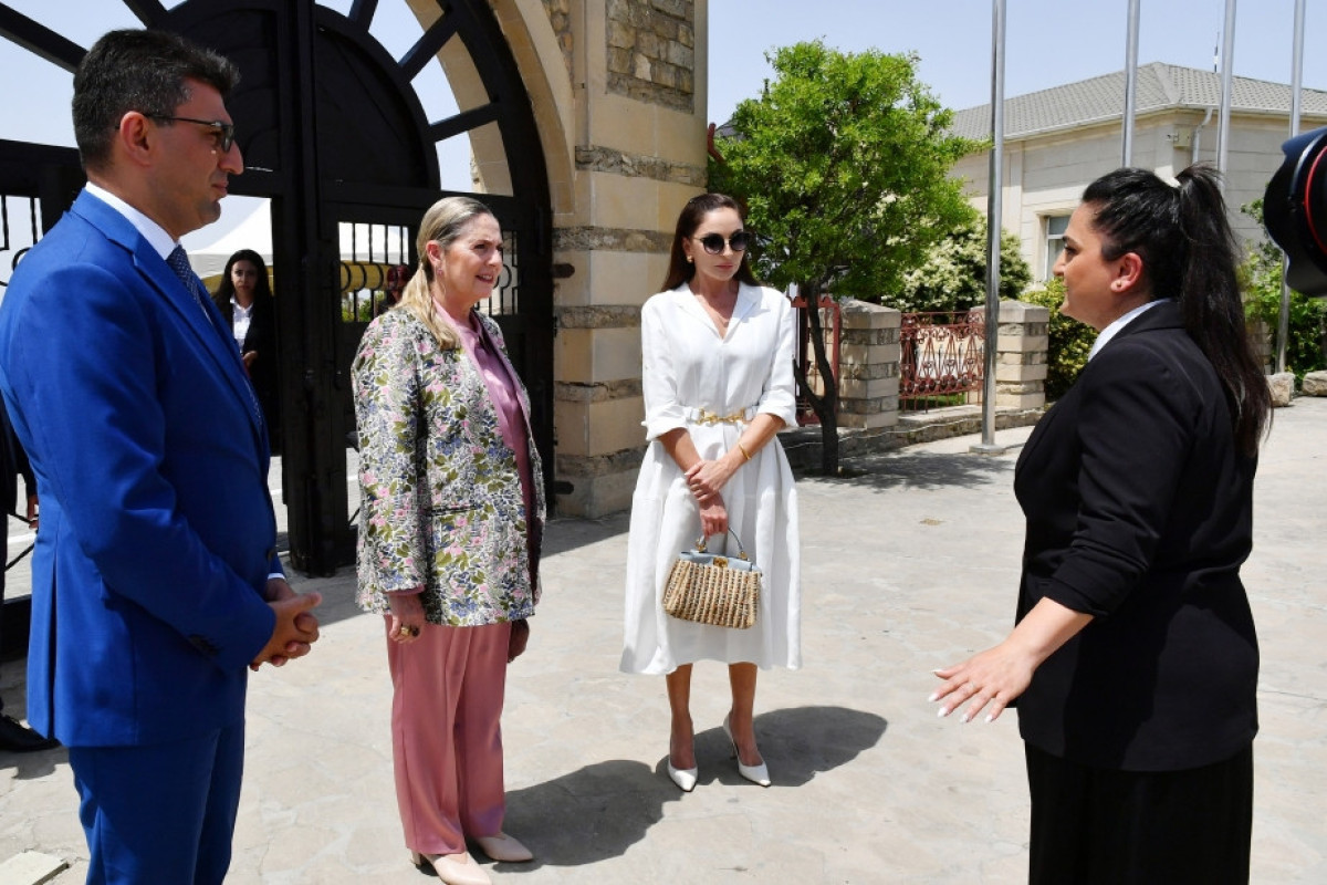 Azerbaijani and Israeli First Ladies visited Qala Archaeological and Ethnographic Museum Complex