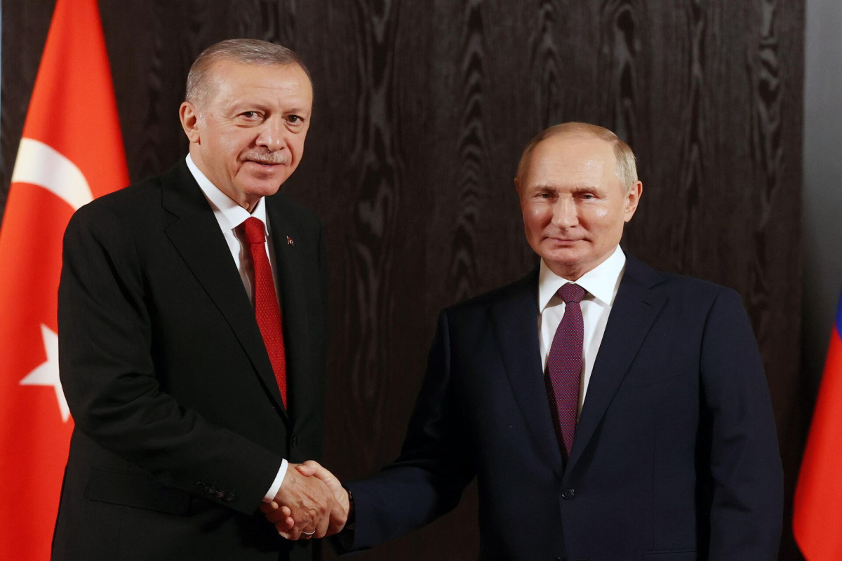 President of Türkiye Recep Tayyip Erdogan - President of the Russian Federation Vladimir Putin