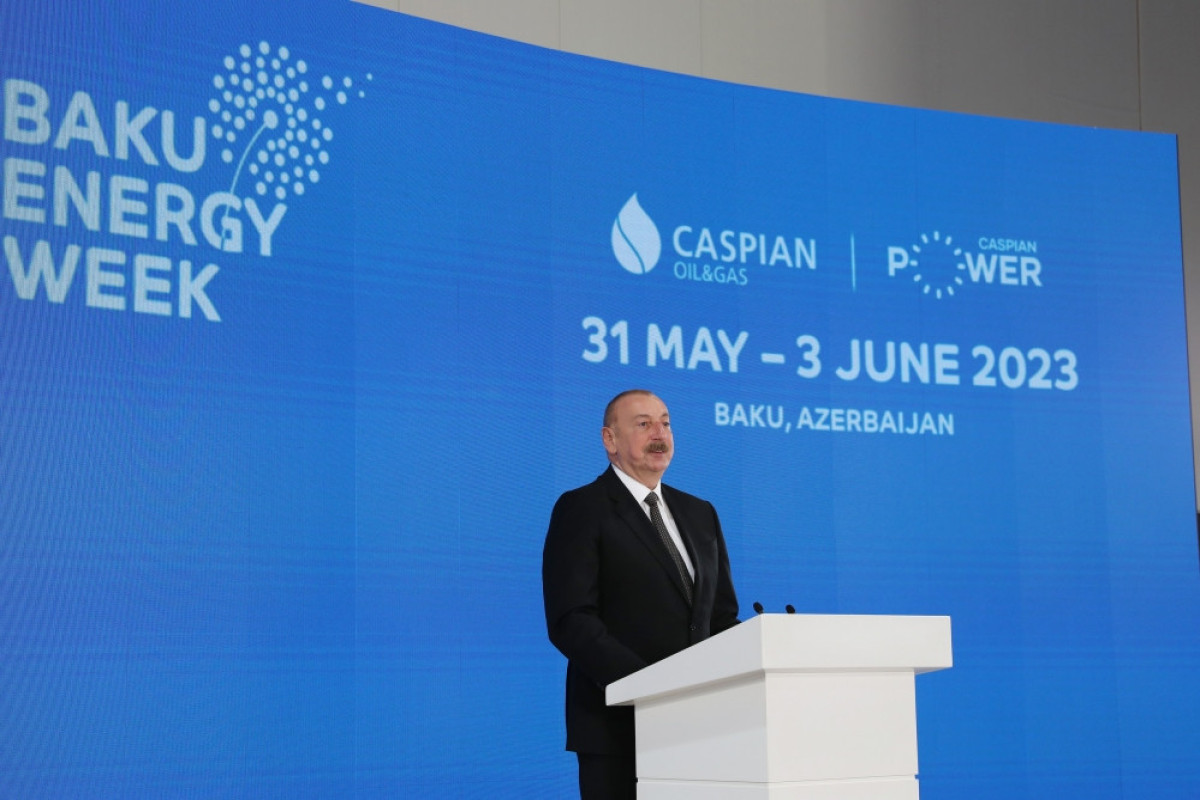 President Ilham Aliyev attended official opening ceremony of 28th International Caspian Oil & Gas Exhibition within the framework of the Baku Energy Week-<span class="red_color">UPDATED-1