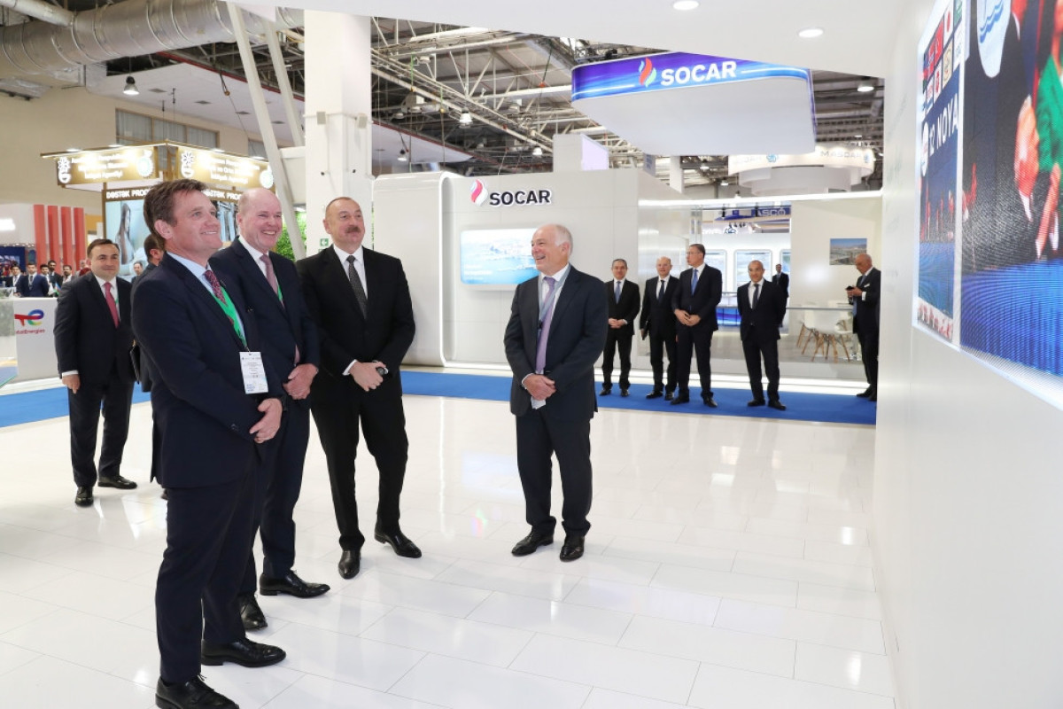 President Ilham Aliyev attended official opening ceremony of 28th International Caspian Oil & Gas Exhibition within the framework of the Baku Energy Week-UPDATED-2 