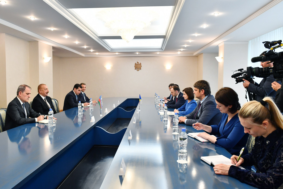 Kişineuda Azərbaycan Prezidenti İlham Əliyevin Moldova Prezidenti Maya Sandu ilə görüşü olub - YENİLƏNİB 