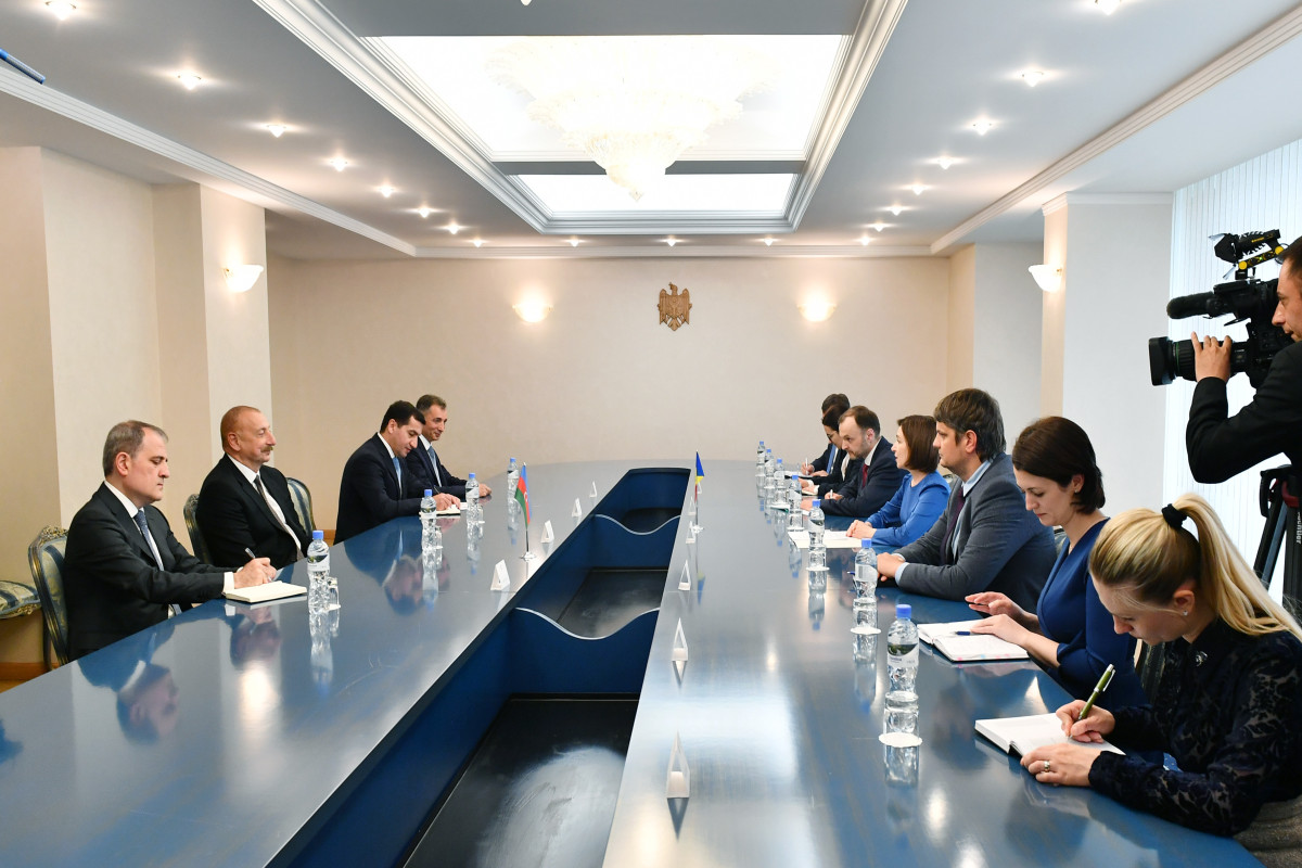 Kişineuda Azərbaycan Prezidenti İlham Əliyevin Moldova Prezidenti Maya Sandu ilə görüşü olub - YENİLƏNİB 