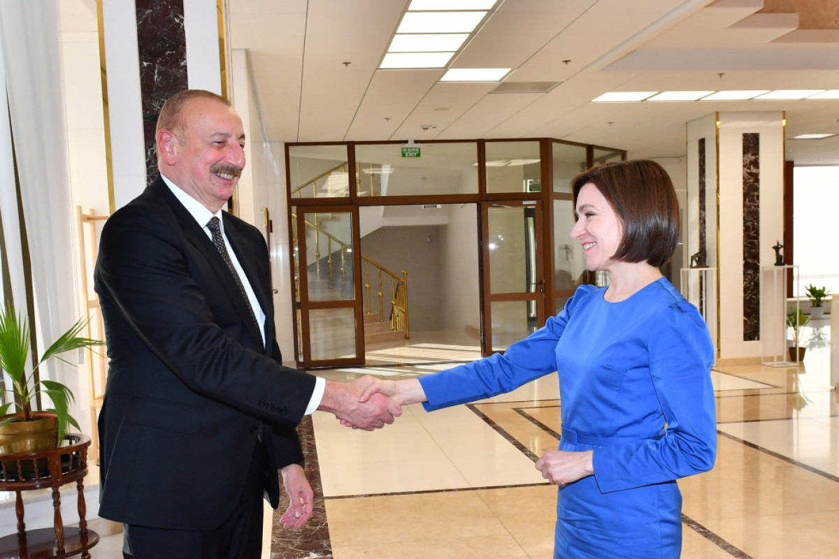 President of Azerbaijan Ilham Aliyev met with President of Moldova Maia Sandu in Chișinău