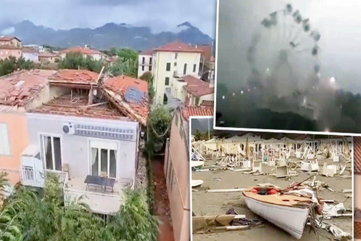İtaliyada güclü yağış iki nəfərin ölümünə səbəb olub