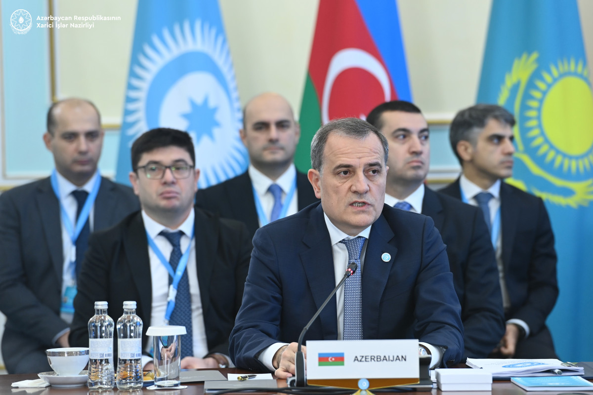 Ceyhun Bayramov TDT XİN başçılarının X iclasında çıxış edib - FOTO 