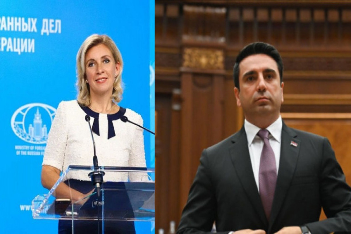 Alen Simonyan Mariya Zaxarovaya cavab verib