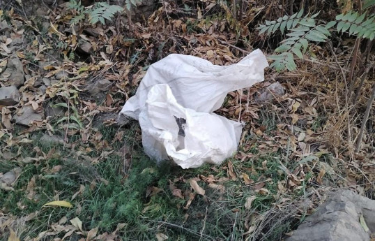Cəbrayılda Xudafərin kəndi yaxınlığında gizlədilən narkotik aşkarlanıb - FOTO 
