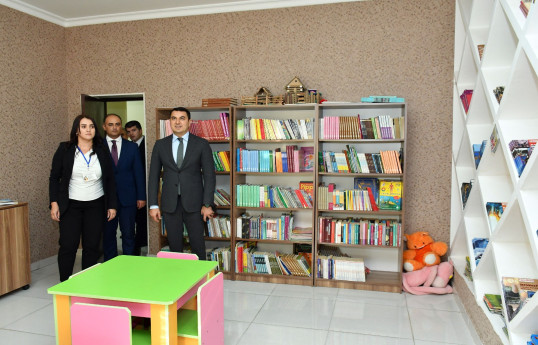 Nazir Naftalanda mədəniyyət müəssisələrinə baxış keçirib