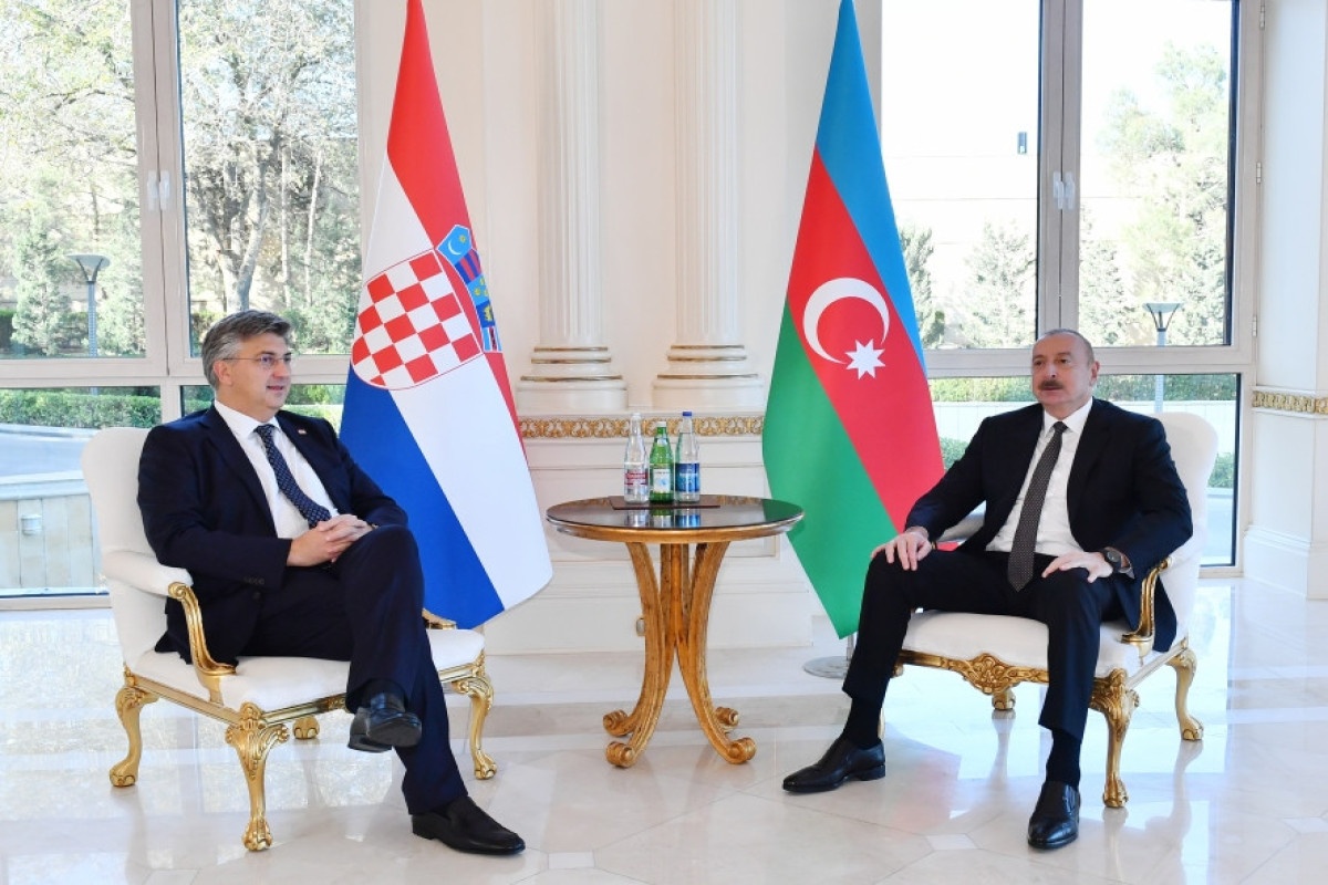 Prezident İlham Əliyevin Xorvatiyanın Baş naziri ilə görüşü olub - YENİLƏNİB-2 