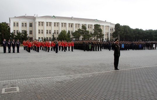 Azərbaycan, Türkiyə və Gürcüstan kursantları arasında idman yarışları başlayıb