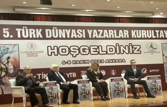 Türk dünyası yazarlar qurultayının açılış mərasimi keçirilib - FOTO 