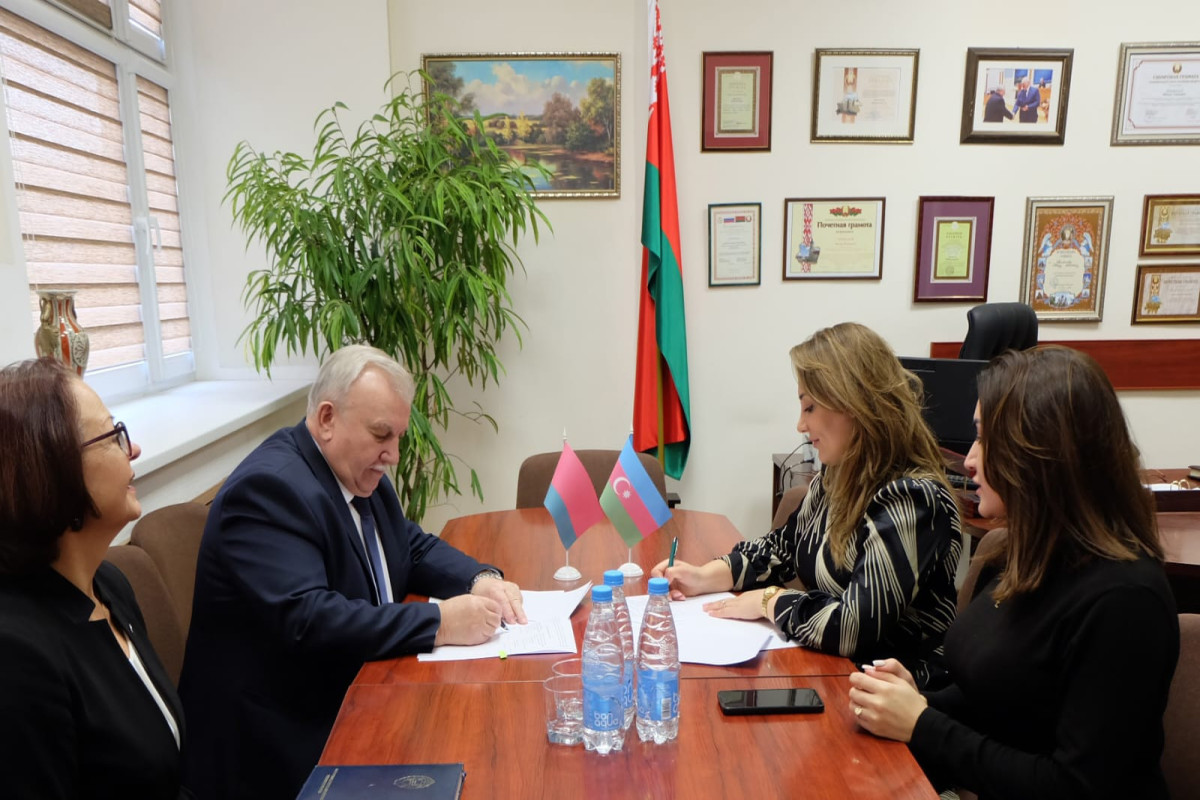 “Dendrologiya Bağı” ilə Belarus MEA Baş Botanika bağı arasında Memorandum imzalanıb