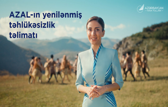AZAL sərnişinlər üçün yeni təhlükəsizlik təlimatı təqdim edib - VİDEO 