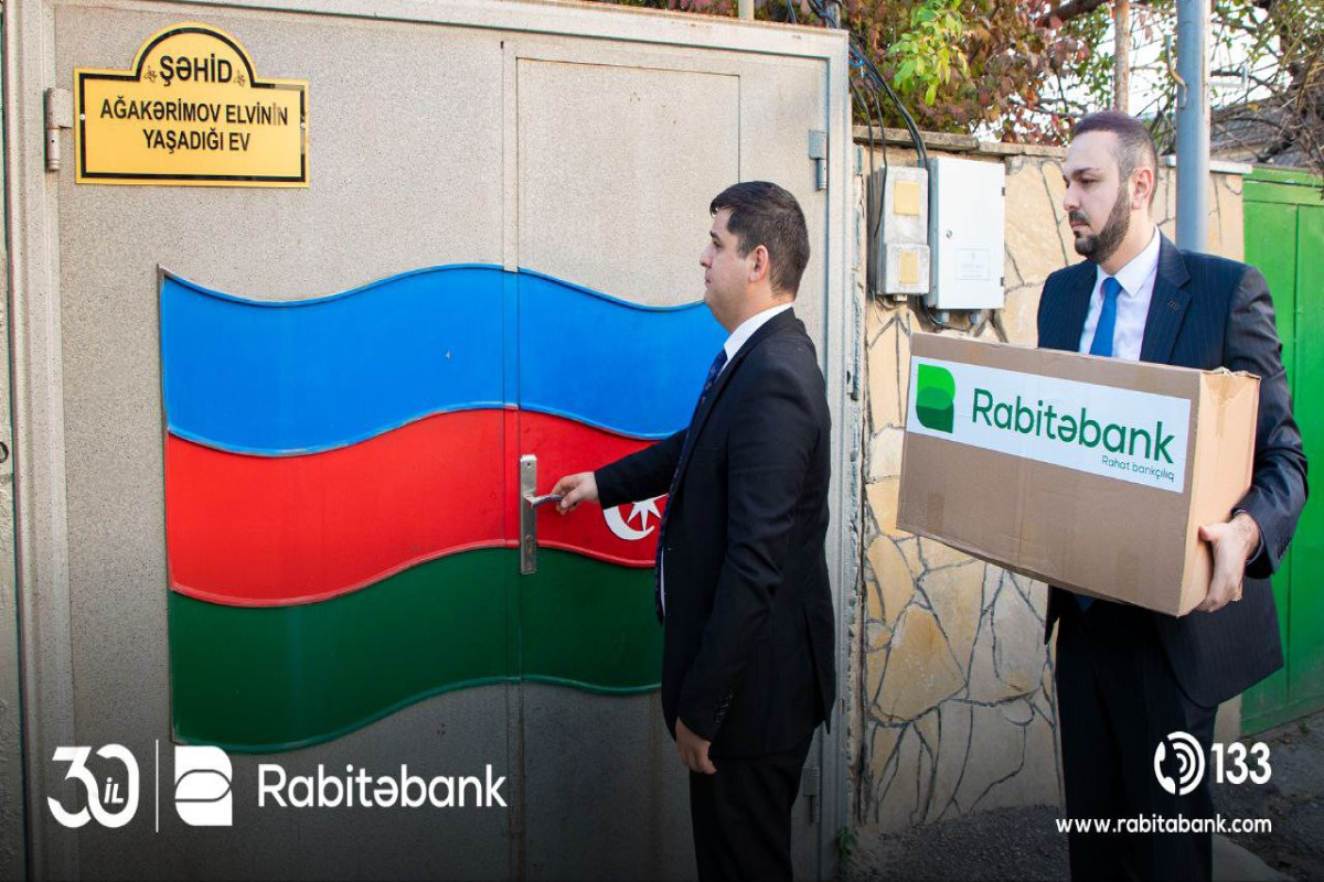 Rabitəbank şəhid ailələrinə dəstəyini davam etdirir - FOTO 