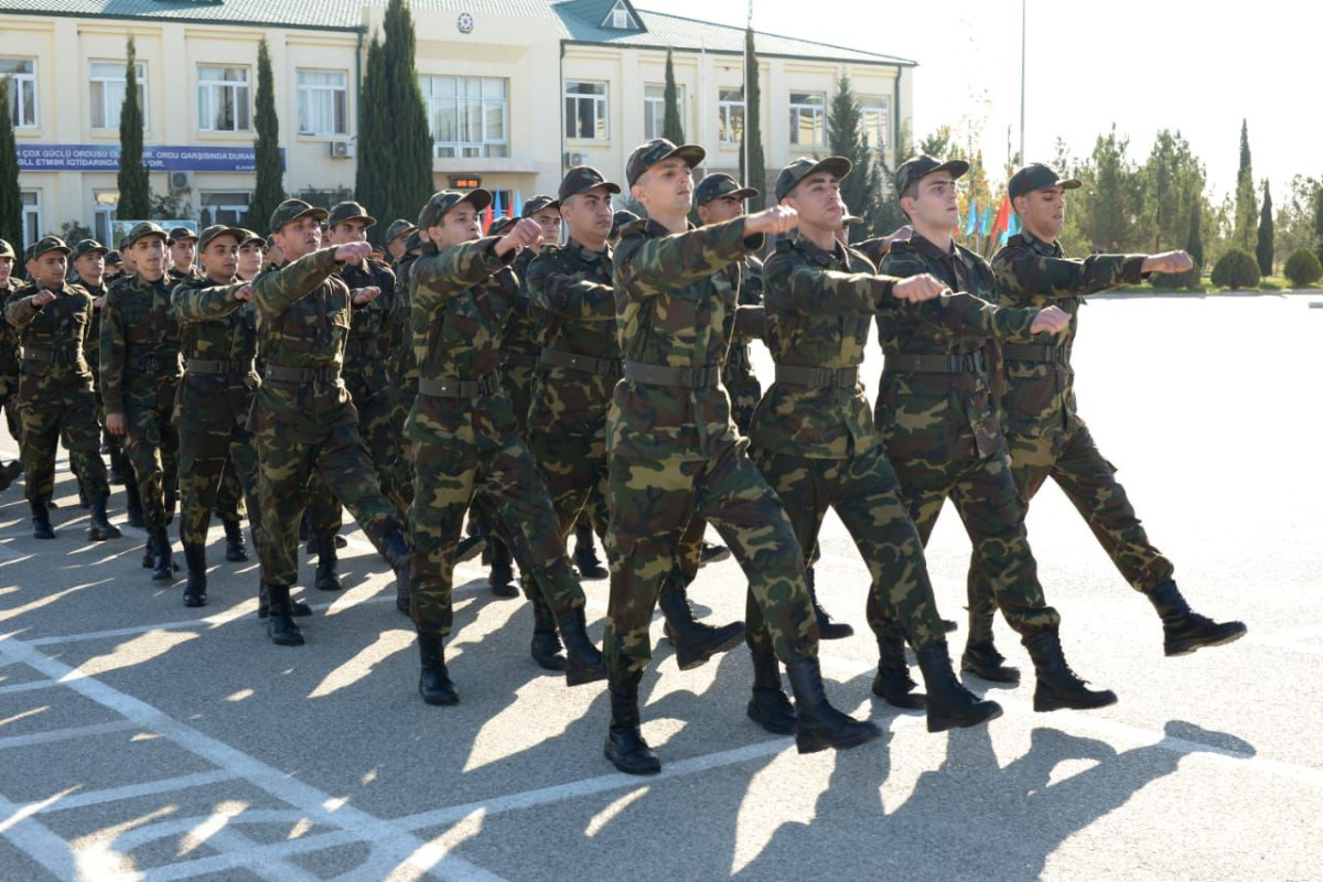 FHN-in Mülki müdafiə qoşunlarında andiçmə mərasimi keçirilib