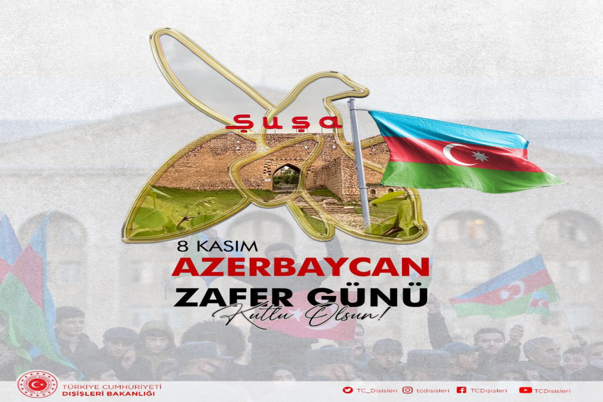 Türkiyə XİN Azərbaycan xalqını təbrik edib