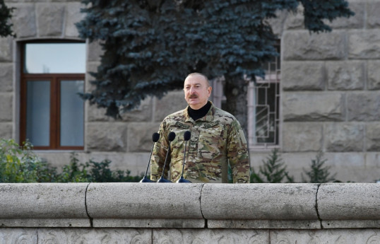 Prezident İlham Əliyev Azərbaycan xalqını Zəfər Günü münasibətilə təbrik edib