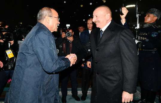 Azərbaycan Prezidenti İlham Əliyev Özbəkistana səfərə gedib