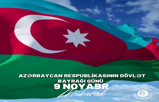 TDT Bayraq Günü ilə bağlı Azərbaycan xalqını təbrik edib - FOTO 