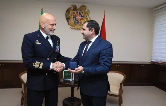 İtaliyanın Baş Qərargah rəisi İrəvana gedib