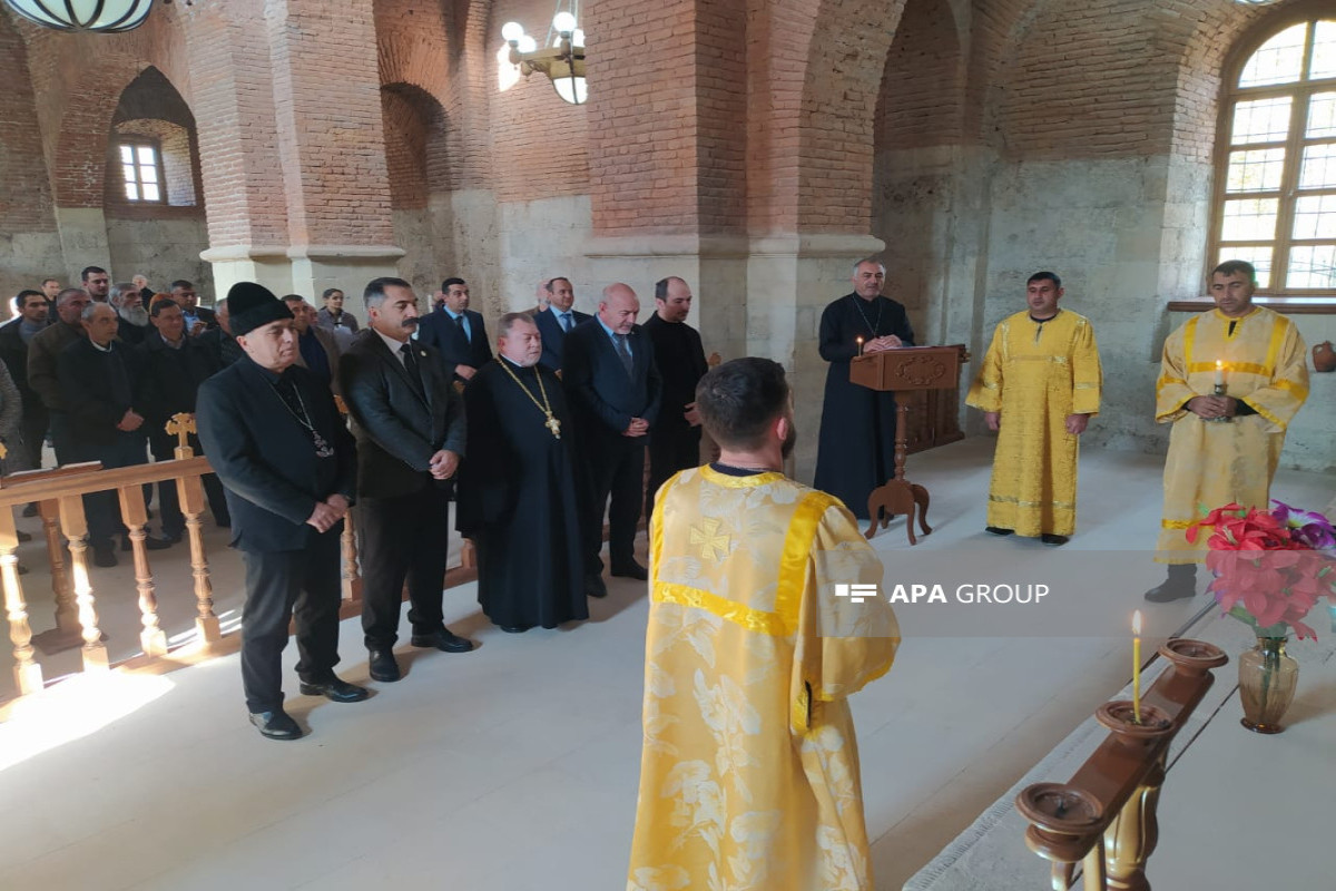 Qəbələdə dini konfessiya nümayəndələrinin birgə dini dua ayini təşkil edilib - FOTO 