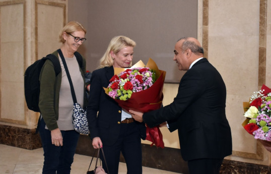 ATƏT Parlament Assambleyasının prezidenti Pia Kauman Azərbaycana səfərə gəlib