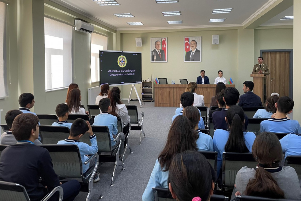 FHN Ağalı kənd orta məktəbində tədbir keçirib - FOTO 