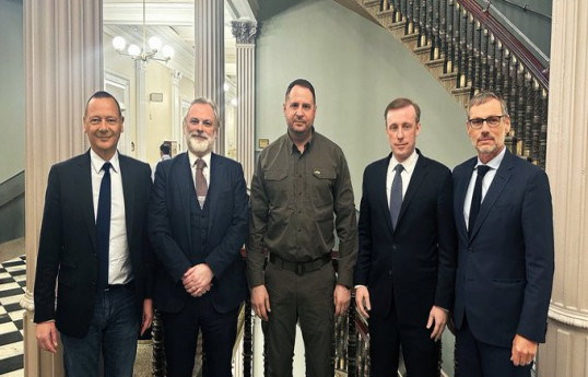 Zelenskinin Ofis rəhbəri Qərb liderlərinin müşavirləri ilə görüşüb