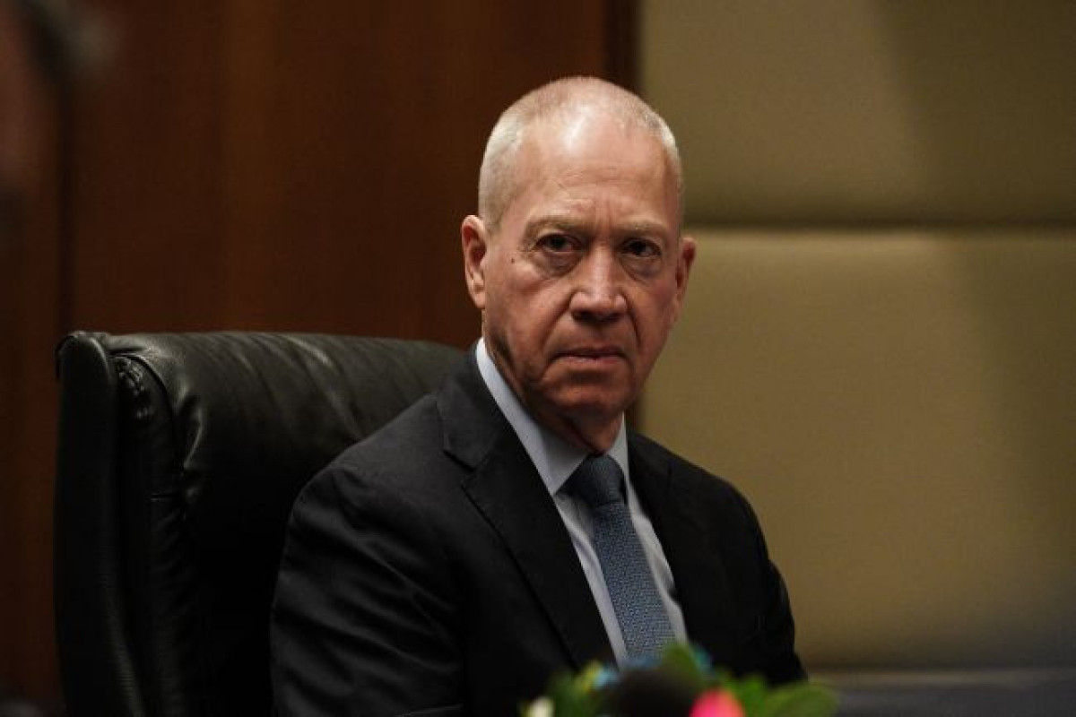 Müdafiə naziri: İsrail Qəzza zolağının şimalına nəzarət edir