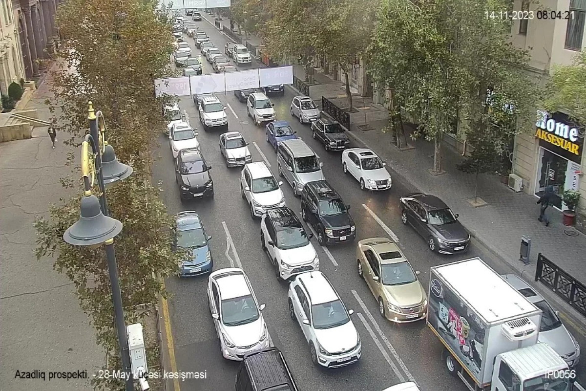 Bakıda sıxlıq müşahidə edilən yollar - SİYAHI 
