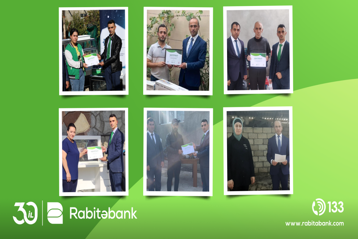 "Rabitəbank" özünüməşğulluq proqramına dəstəyini davam etdirir