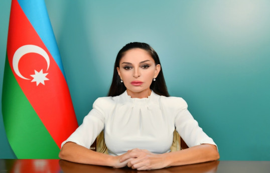Mehriban Əliyeva “Fələstin üçün tək ürək” toplantısının iştirakçılarına müraciət ünvanlayıb - VİDEO 