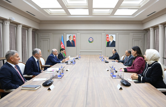 Əli Əsədov türkiyəli nazirlə görüşüb