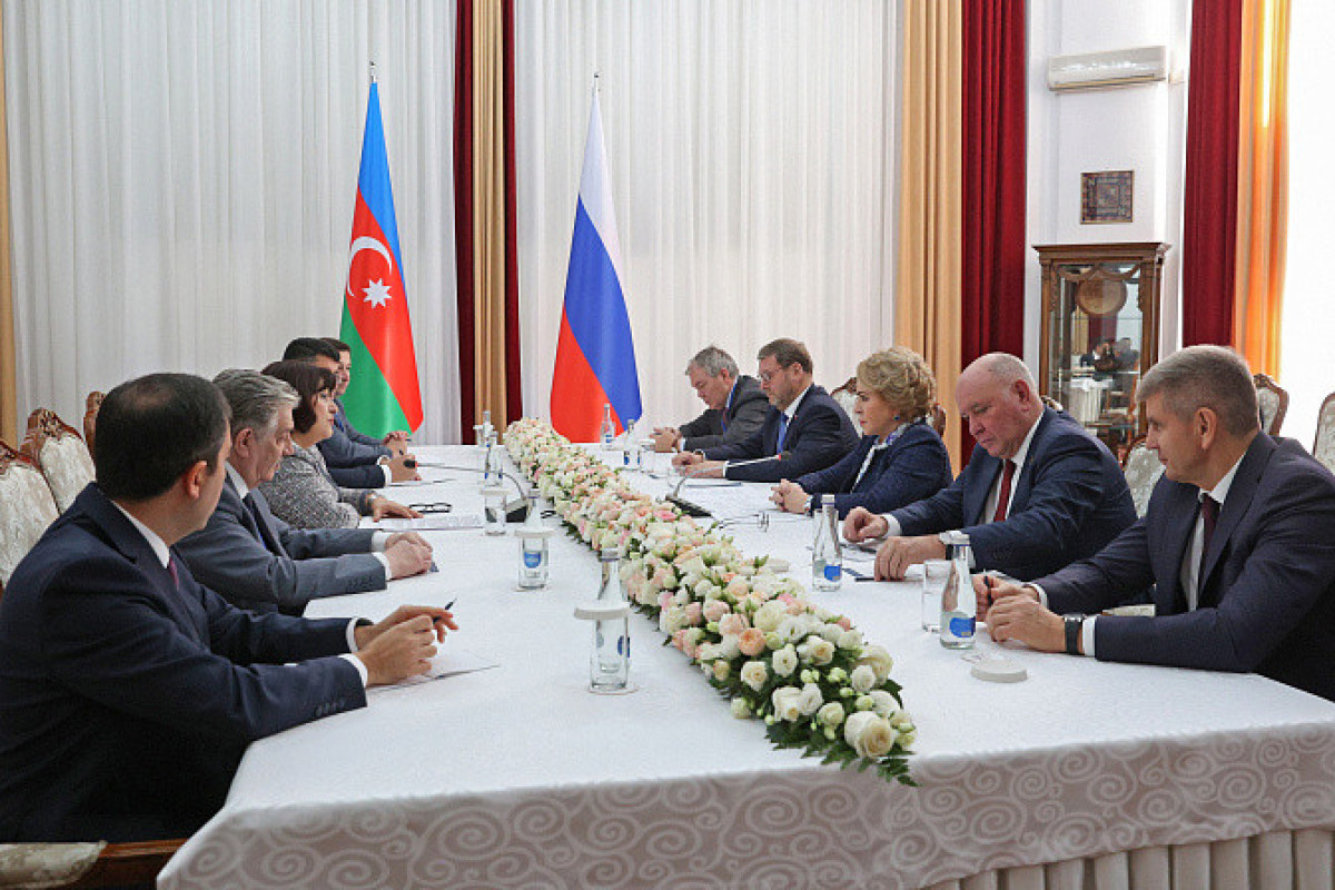 Valentina Matviyenko: Qərb dövlətləri Azərbaycanla Ermənistan arasında münaqişəni qızışdırmaq niyyətində idilər