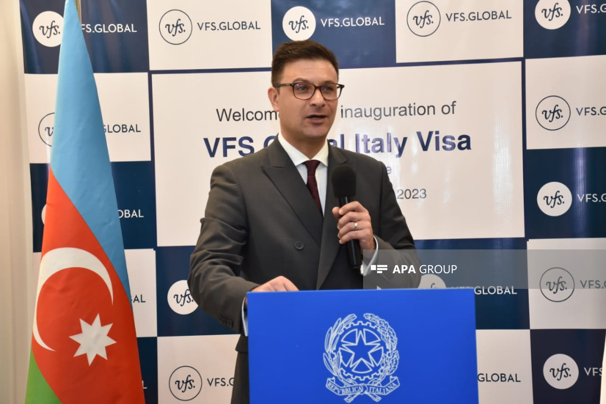 Bakıda İtaliya Viza Mərkəzinin açılışı olub - FOTO 