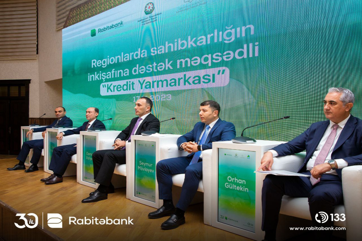 Rabitəbank regionlarda sahibkarlığın inkişafına dəstək üçün kredit yarmarkası keçirib