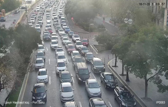 Bakıda sıxlıq müşahidə edilən yollar - SİYAHI 