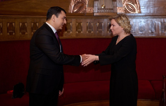 Mədəniyyət naziri rusiyalı həmkarı ilə görüşüb