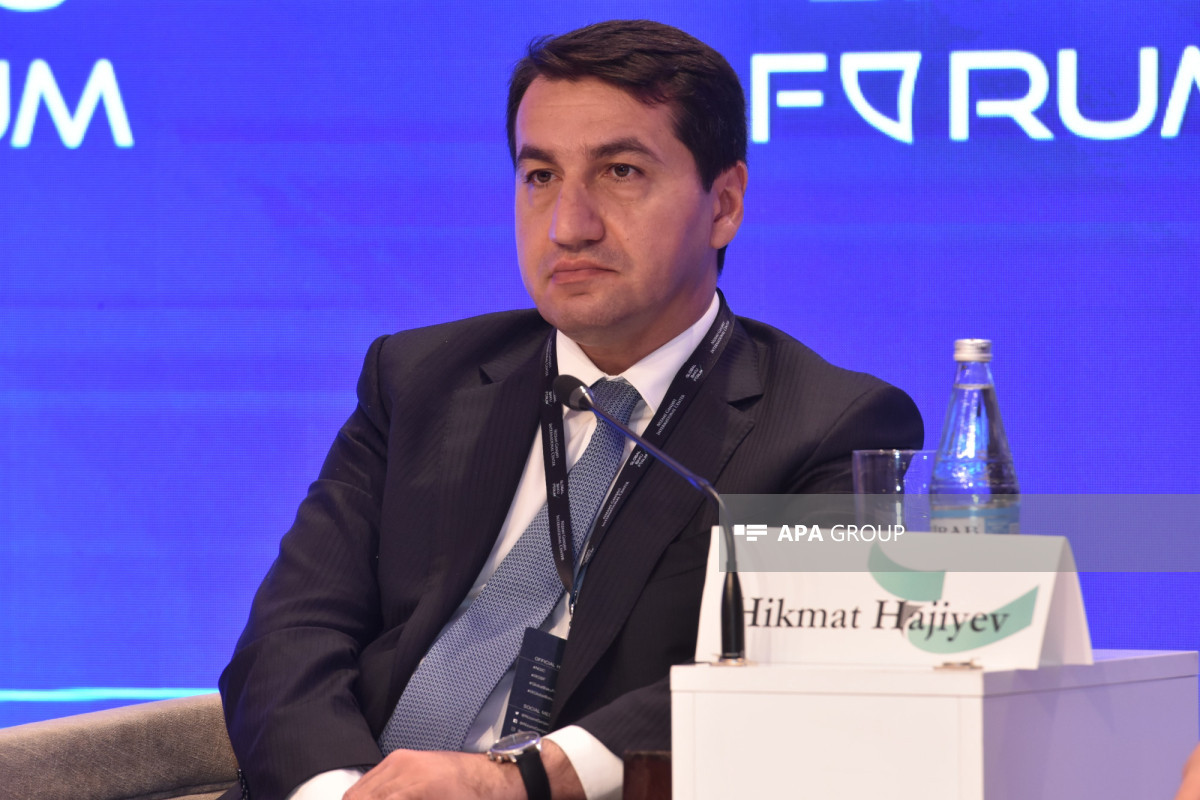 Hikmət Hacıyev: Biz bütün ərazi iddialarına son verməyə əsaslanan regional təhlükəsizlik arxitekturası inşa etmək istəyirik