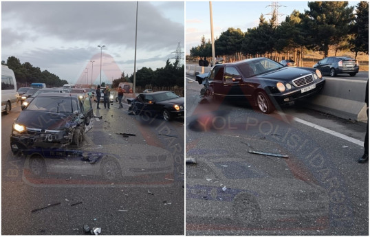 Bakı-Sumqayıt yolunda qəza olub, ata və oğul ölüb - FOTO  - YENİLƏNİB 