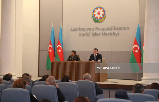 XİN və MN Azərbaycanda akkreditə olunmuş diplomatik korpus üçün brifinq keçirib - YENİLƏNİB 