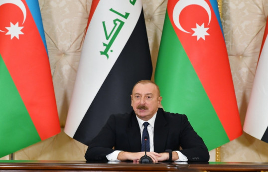 Prezident: İraq və Azərbaycan müxtəlif beynəlxalq təsisatlarda hər zaman həmrəylik nümayiş etdirir