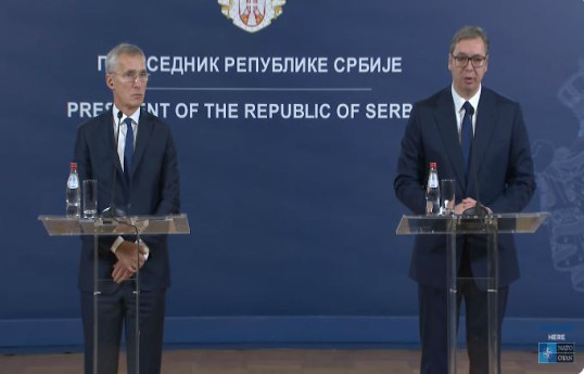 NATO Serbiyanın hərbi neytrallığına hörmət edir