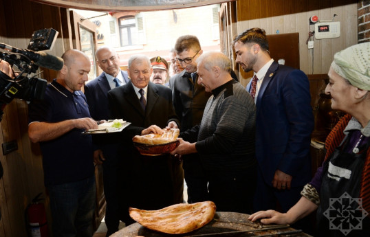 İraq Prezidenti İçərişəhərdə olub