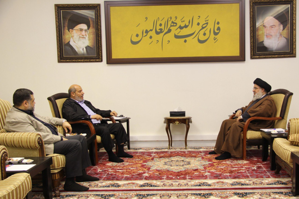 “Hizbullah” lideri HAMAS nümayəndə heyətini qəbul edib